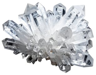 Crystal Shard Abstract Cluster Transparent Background PNG