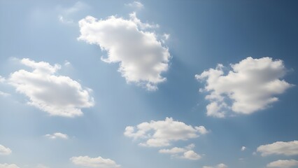 Fototapeta premium Minimalist Sky with Suggestive Clouds – Conceptual Fine-Art Photography