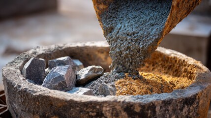 Stone and Mortar Alchemy Raw Materials Transformation.