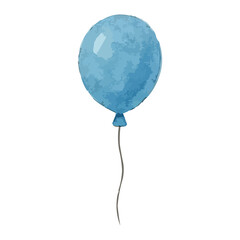 watercolor party balloons © Menhikki
