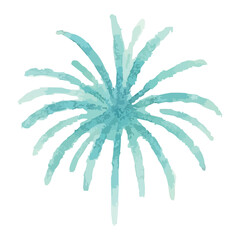 Fototapeta premium watercolor fireworks