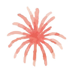 watercolor fireworks