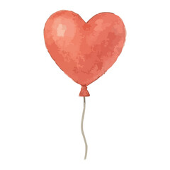 watercolor party balloons