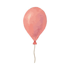 watercolor party balloons