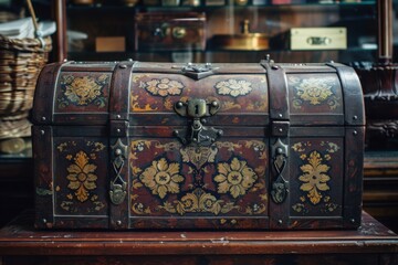 Antique, Jewelry, Treasure Chest.