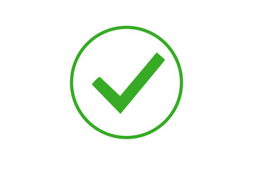 Minimal Check Mark Tick Icon Isolated PNG © Sudharsan