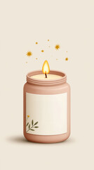 Heartwarming graduation gift ideas illustrated flat design with candle lighting inspiration