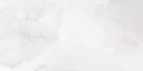 White watercolor background painting with cloudy distressed texture, old grainy distressed watercolor paint stains and blotches, Black and white watercolor texture,