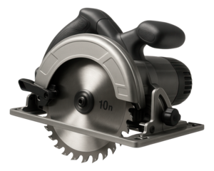 10-inch carbide-tipped circular saw for woodworking projects.