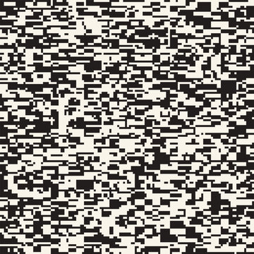 Vector seamless pattern. Repeating geometric elements. Stylish monochrome background design.