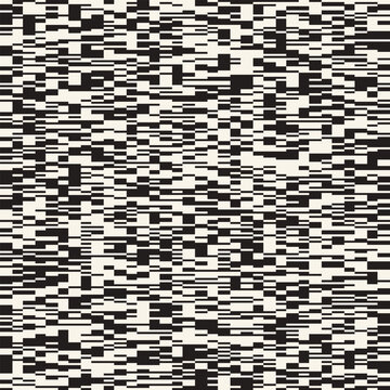 Vector seamless pattern. Repeating geometric elements. Stylish monochrome background design.