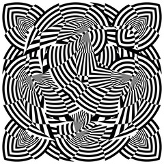 op art modern background, creative dynamic pattern, vector composition