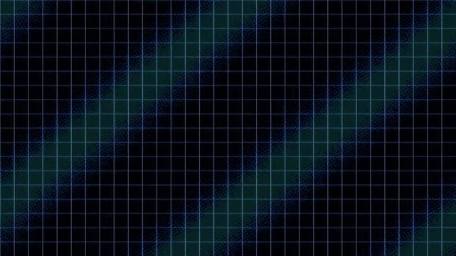 Seamless Loop Neon Tech Grid Background with Glowing Teal Lines and Retro Futuristic Aesthetic for Cyberpunk Gaming Streams and Digital HUD Interfaces