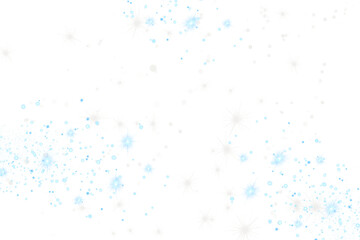 Snowflakes and Sparkles Background