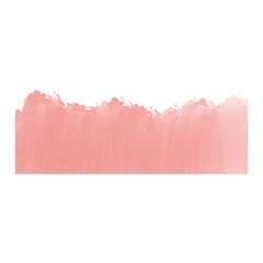 Pink Watercolor Brush Stroke Background, Abstract Rose Pastel Paint Wash Texture, Soft Watercolor Border Element for Wedding Invitations and Design