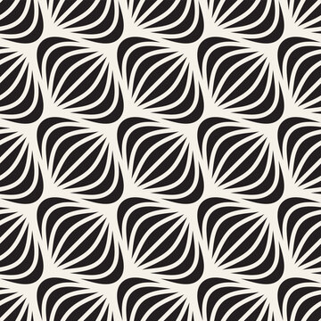 Vector seamless pattern. Modern stylish abstract texture. Repeating geometric tiles