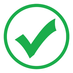 Green check mark in circle