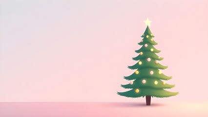 christmas tree vector illustration