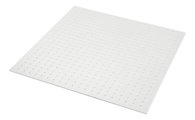 Perforated polyethylene film sheet for easy use in home repairs.
