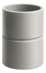 PVC slip coupling for fixing damaged pipes in home water systems.