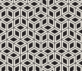 Vector seamless pattern. Modern stylish abstract texture. Repeating geometric tiles