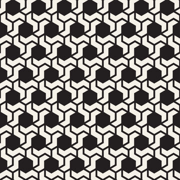 Vector seamless subtle lattice pattern. Modern stylish texture with monochrome trellis. Repeating geometric grid. Simple background.