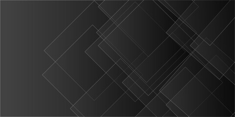 Modern Abstract background design with layers of textured white transparent material, Minimal geometric white light background triangle black technology vector. Abstract graphic Banner design.