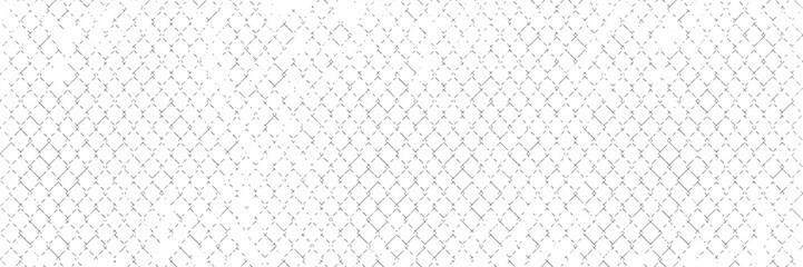 Fototapeta premium Steel wire chain link fence seamless pattern. Metal lattice with rhombus, diamond shape silhouette. Grid fence background.