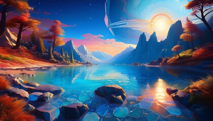 crystalline echoes of the neo arcadia