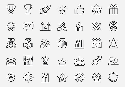 Editable AI & Tech Line Icons, Minimalist Stroke Symbols of Artificial Intelligence, Neural Networks, Robotics, Data Processing, and Digital Innovation