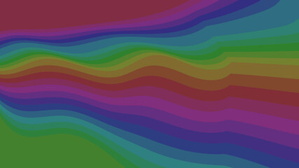 Bold Rainbow Wave Pattern: Striking Multi-Colored Layers for Vibrant Backgrounds & Visuals