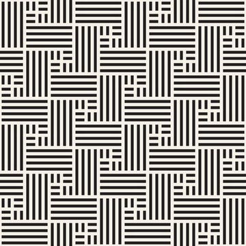 Vector seamless pattern. Modern stylish abstract texture. Repeating geometric tiles