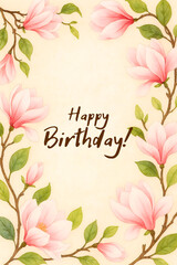 happy birthday - card.