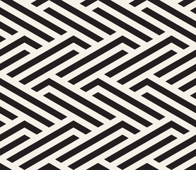 Vector seamless pattern. Modern stylish abstract texture. Repeating geometric tiles