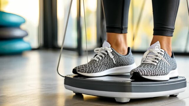 Progress is being made during a workout session focusing on fitness, utilizing modern exercise equipment for better health outcomes