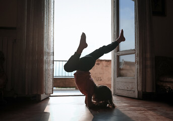 Morning playtime in the warm home environment