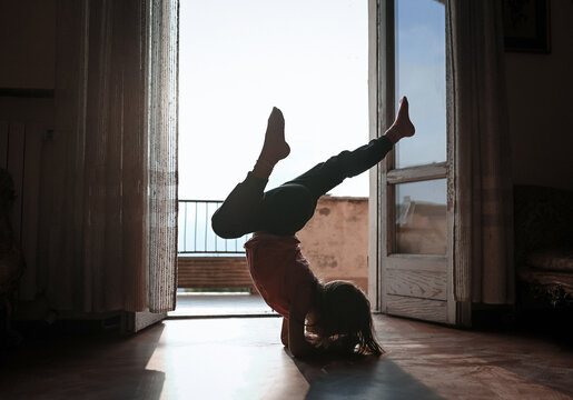 Morning playtime in the warm home environment