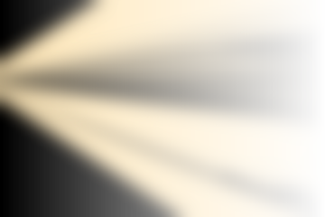 Creamy beige light rays emanating in a soft gradient against a dark abstract background isolated on transparent background