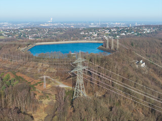 Speicherbecken des K&ouml;pchenwerks am Hengsteysee bei Dortmund - 2025