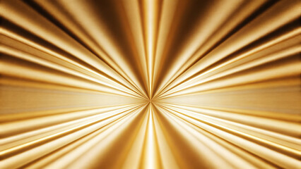 Radiant gold burst pattern metallic shine abstract light rays golden glow symmetrical center dynamic energy luxury texture vibrant highlight modern background market momentum