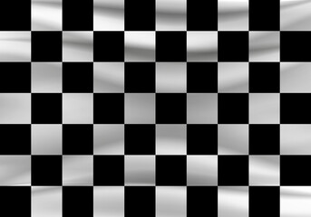 Black and White Checkered Pattern