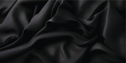 Fototapeta premium Modern Luxury Abstract Background Featuring Wavy Cloth Folds, Liquid Motion and Grunge Silk Texture in Satin Velvet Style