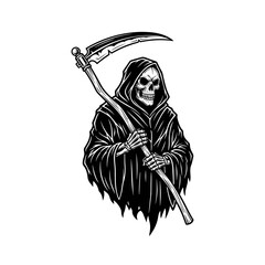 halloween witch with a broom