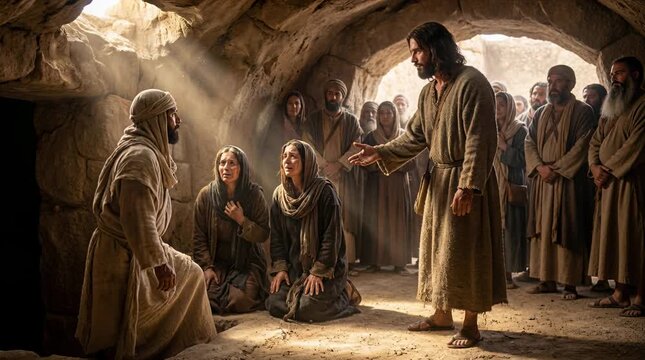 Jesus Raising Lazarus from the Dead