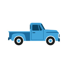 Blue pickup truck Vector © Tanzina Stock