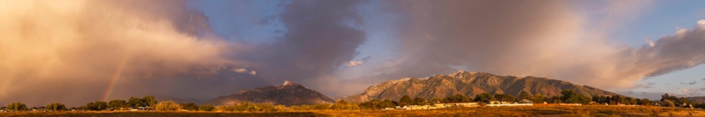 Pot of Gold Wasatch Panorama