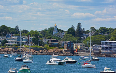 boats in the harbor