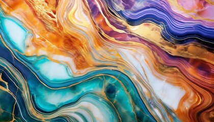 a close up of a colorful marble background