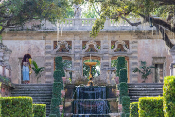 The Vizcaya Museum and Gardens in Miami Florida USA © Marcus Jones