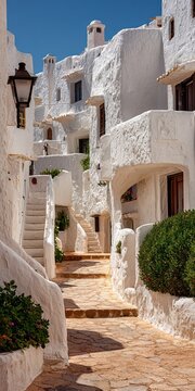Charming Whitewashed Homes in Binibeca Vell - A Day in the Balearic Islands, Spain's Idyllic Architectural Gem